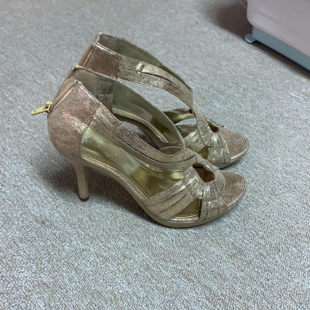 Gold heels